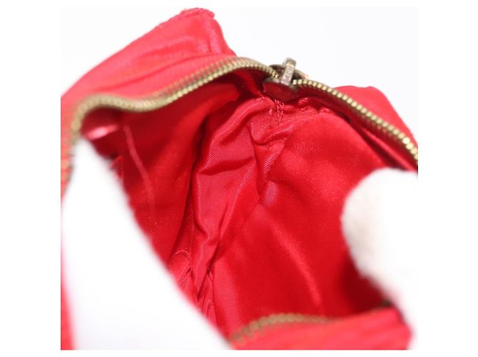 PRADA Pochette a Spalla Nylon Rossa Oro Auth 169188 Rosso D'oro - vista 20