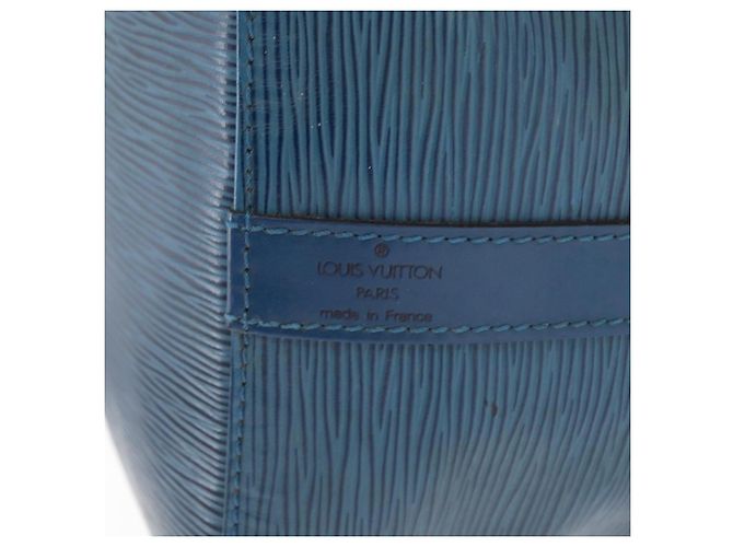 Noe LOUIS VUITTON Borsa a Spalla Petit Noé Epi Blu M44105 LV Auth ka2153 - vista 17