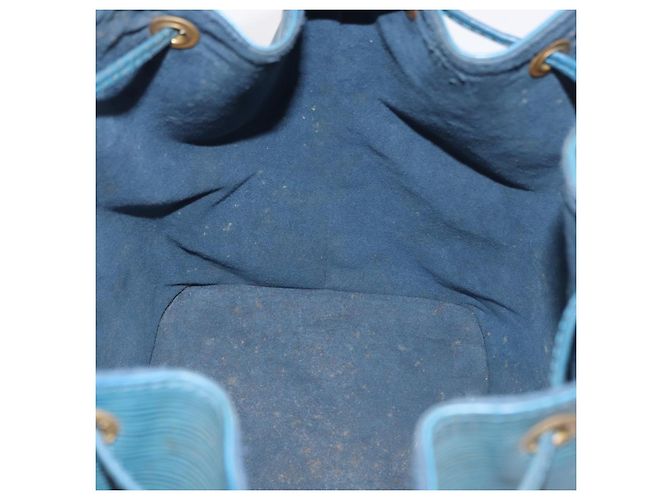Noe LOUIS VUITTON Borsa a Spalla Petit Noé Epi Blu M44105 LV Auth ka2153 - vista 18