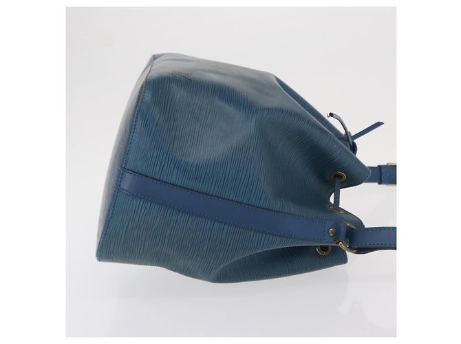 Noe LOUIS VUITTON Borsa a Spalla Petit Noé Epi Blu M44105 LV Auth ka2153 - vista 3