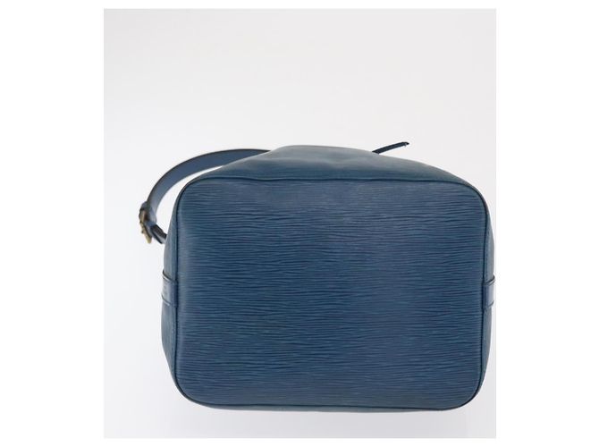 Noe LOUIS VUITTON Borsa a Spalla Petit Noé Epi Blu M44105 LV Auth ka2153 - vista 5