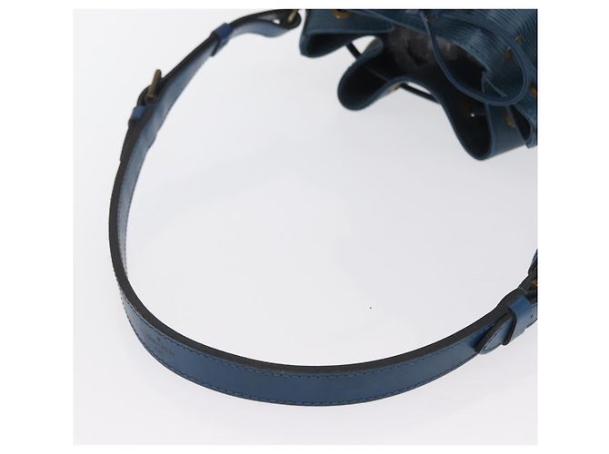 Noe LOUIS VUITTON Borsa a Spalla Petit Noé Epi Blu M44105 LV Auth ka2153 - vista 7