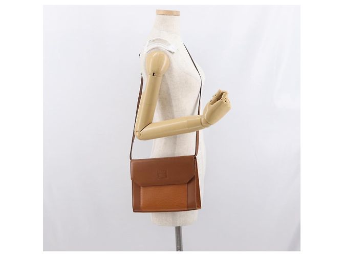 Borsa a Spalla Burberrys in Pelle Marrone Oro Auth ep13171 D'oro - vista 22