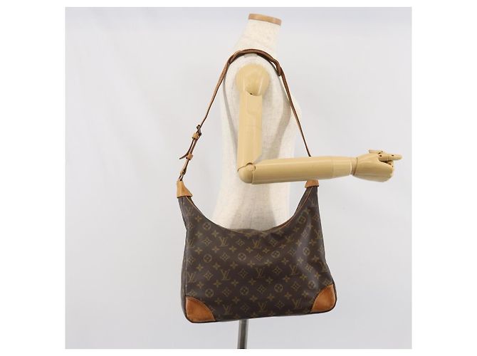 LOUIS VUITTON Borsa a Spalla Monogram Boulogne 35 M51260 LV Auth 170225 Monogramma - vista 23