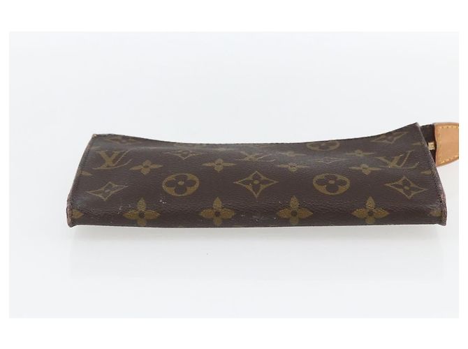 LOUIS VUITTON Pochette Bucket Monogram GM Accessorio LV Auth hk3389 Monogramma - vista 6