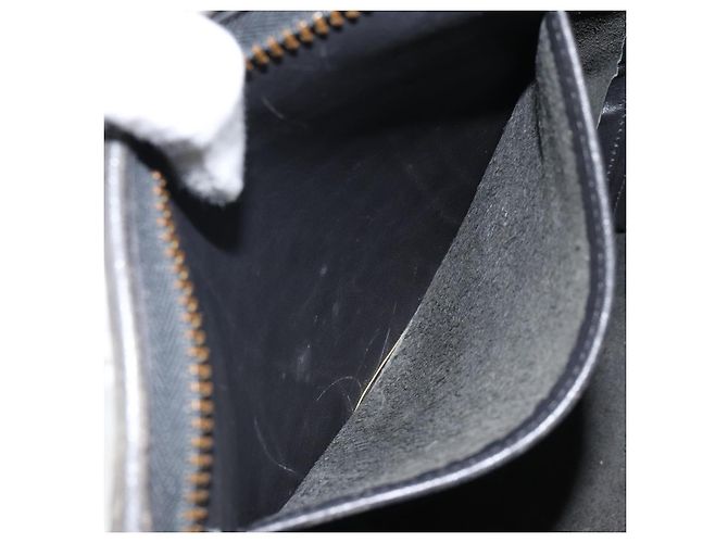 Coach Borsa a Spalla in Pelle Nera e Oro Auth am9384 Nero D'oro - vista 11