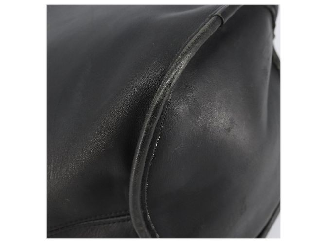 Coach Borsa a Spalla in Pelle Nera e Oro Auth am9384 Nero D'oro - vista 17