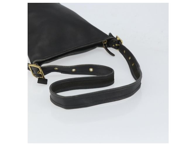 Coach Borsa a Spalla in Pelle Nera e Oro Auth am9384 Nero D'oro - vista 7