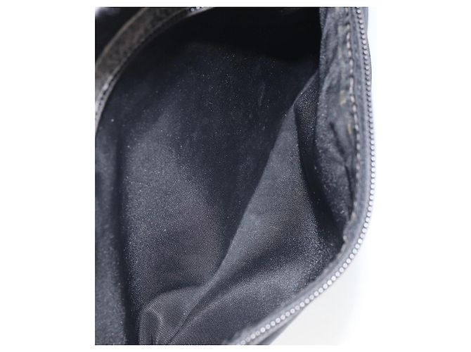 PRADA Schultertasche Nylon Schwarz Silber Authentisch 166754 - Ansicht 26