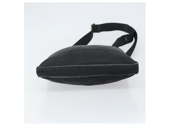 PRADA Schultertasche Nylon Schwarz Silber Authentisch 166754 - Ansicht 5