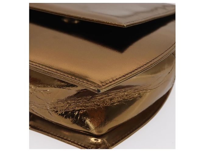 BALLY Borsa a Spalla in Pelle Oro Auth BA10280 - vista 14