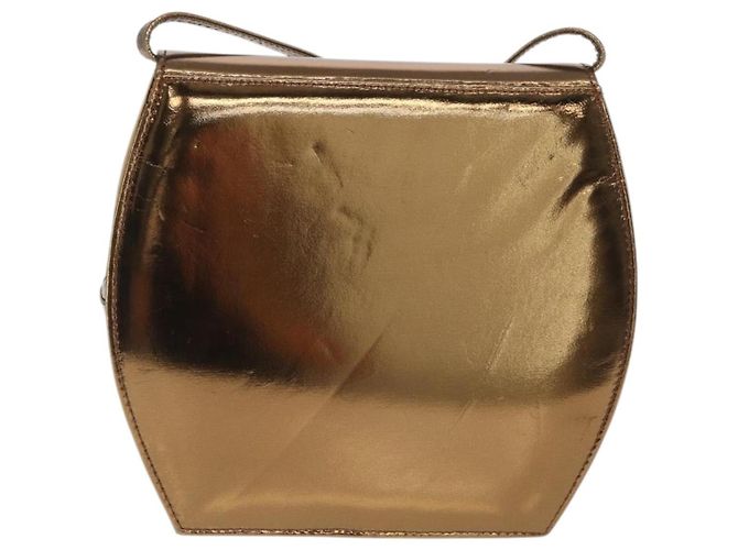 BALLY Borsa a Spalla in Pelle Oro Auth BA10280 - vista 2