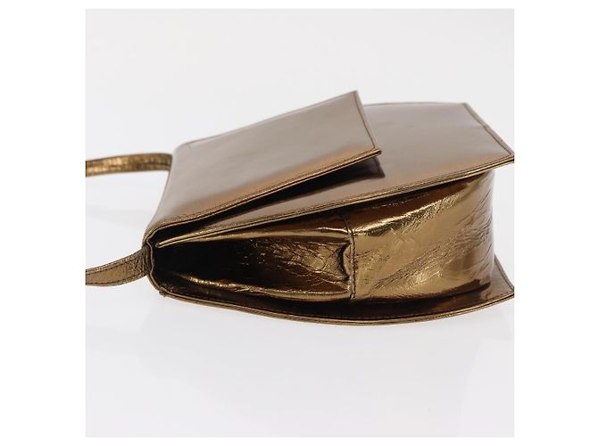 BALLY Borsa a Spalla in Pelle Oro Auth BA10280 - vista 4