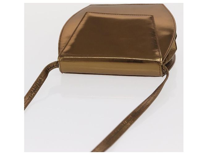 BALLY Borsa a Spalla in Pelle Oro Auth BA10280 - vista 6