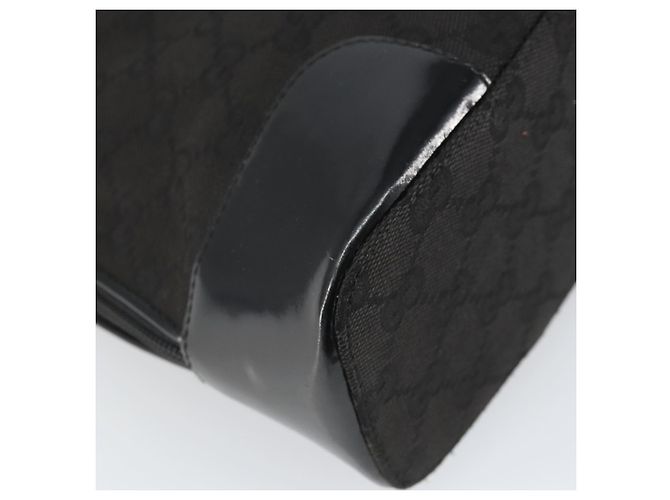 Borsa Tote GG Canvas Gucci Nero Oro 002 1122 3444 Auth ep13276 D'oro - vista 16