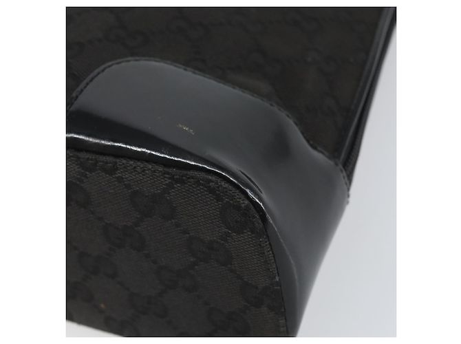 Borsa Tote GG Canvas Gucci Nero Oro 002 1122 3444 Auth ep13276 D'oro - vista 9