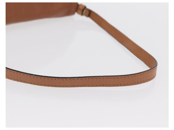 Chloé Borsa a Spalla Chloe in Pelle 2 in 1 Marrone Oro Auth BA10275 D'oro - vista 7