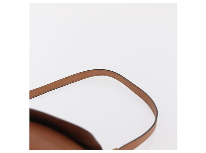 Chloé Borsa a Spalla Chloe in Pelle 2 in 1 Marrone Oro Auth BA10275 D'oro - vista 8