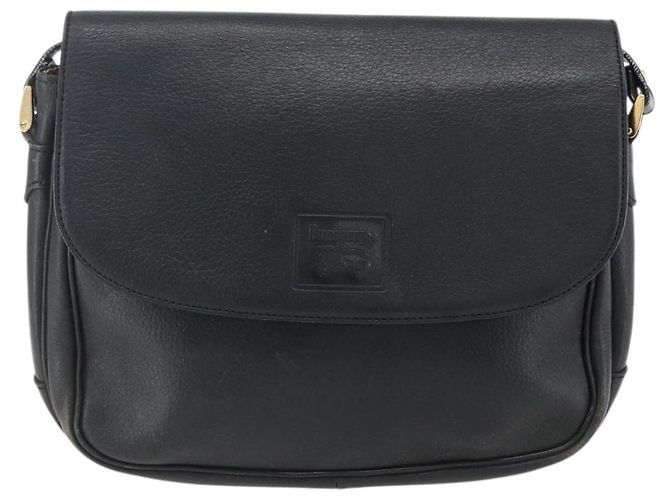 Borsa a Spalla Burberrys in Pelle Nera e Oro Auth ep13305 Nero D'oro - vista 13