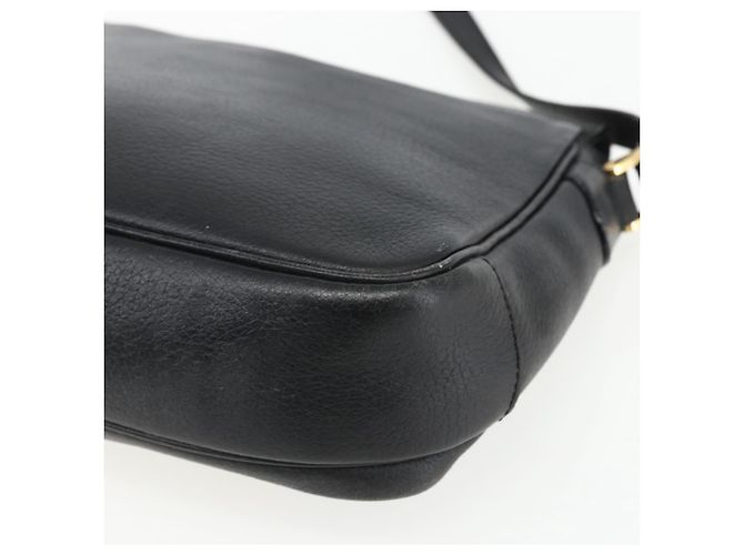 Borsa a Spalla Burberrys in Pelle Nera e Oro Auth ep13305 Nero D'oro - vista 15