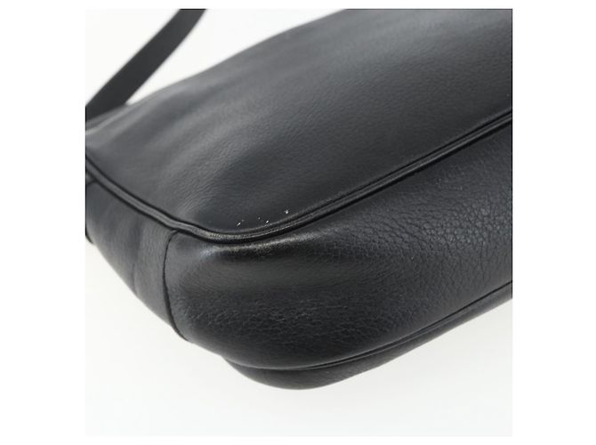 Borsa a Spalla Burberrys in Pelle Nera e Oro Auth ep13305 Nero D'oro - vista 16