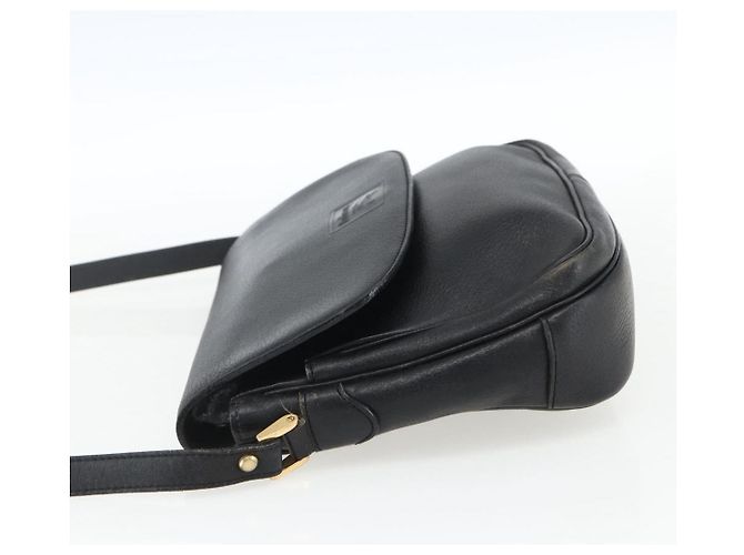 Borsa a Spalla Burberrys in Pelle Nera e Oro Auth ep13305 Nero D'oro - vista 3