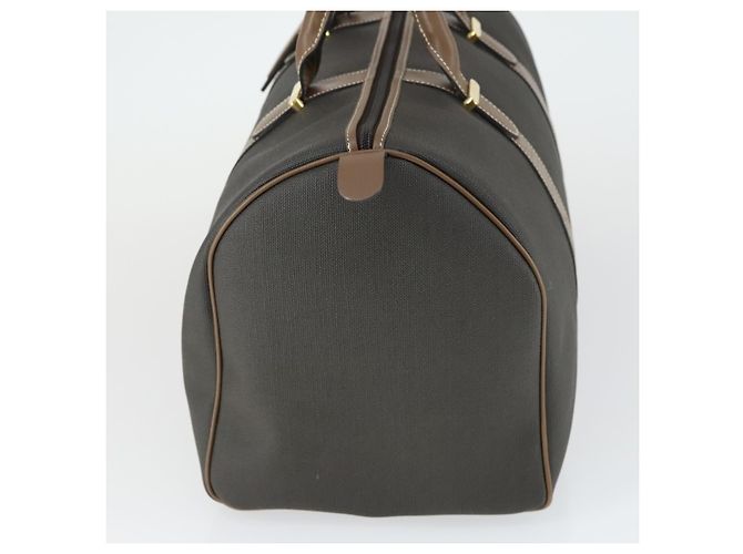 Alfred Dunhill Bolso Boston Dunhill PVC Marrón Dorado Auth 165102 - vista 3
