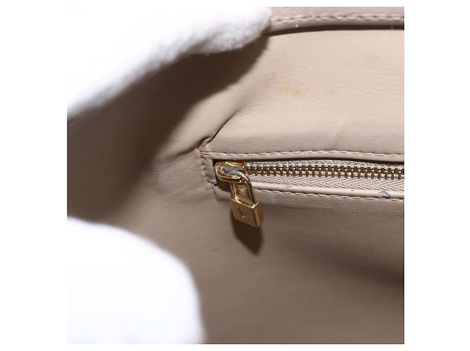 LOUIS VUITTON Borsa a Mano Houston Monogram Vernis Beige M91004 LV Auth ka2099 - vista 18