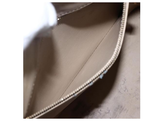 LOUIS VUITTON Borsa a Mano Houston Monogram Vernis Beige M91004 LV Auth ka2099 - vista 21
