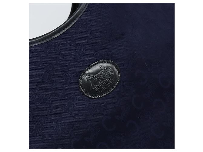 Céline Borsa a mano Celine C Sulky in tela blu marina Auth 169427 Blu navy - vista 17