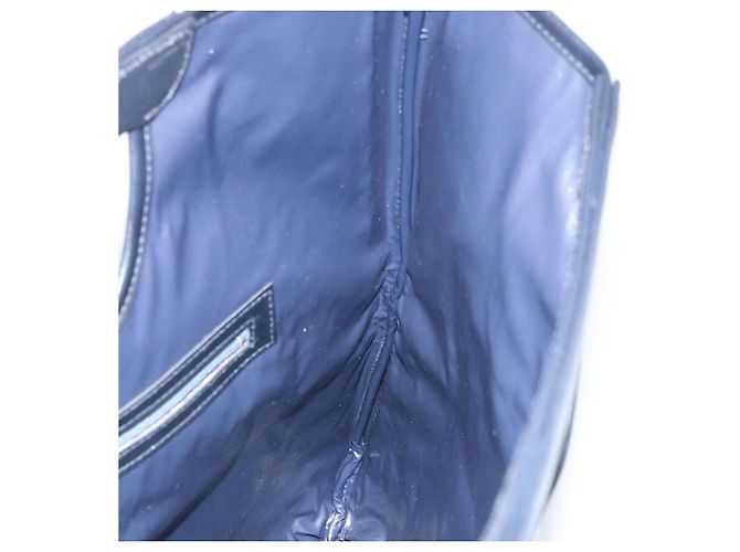 Céline Borsa a mano Celine C Sulky in tela blu marina Auth 169427 Blu navy - vista 18