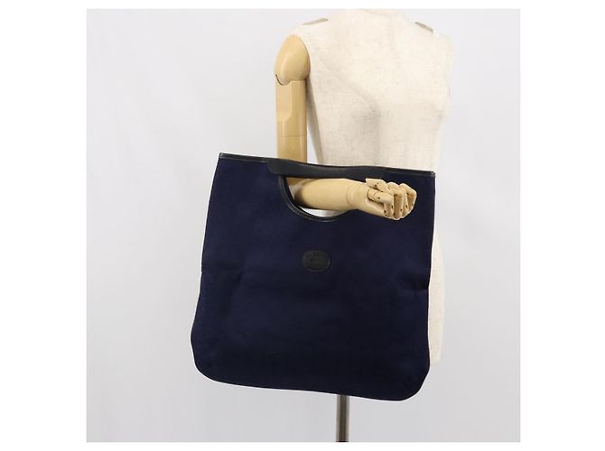 Céline Borsa a mano Celine C Sulky in tela blu marina Auth 169427 Blu navy - vista 20