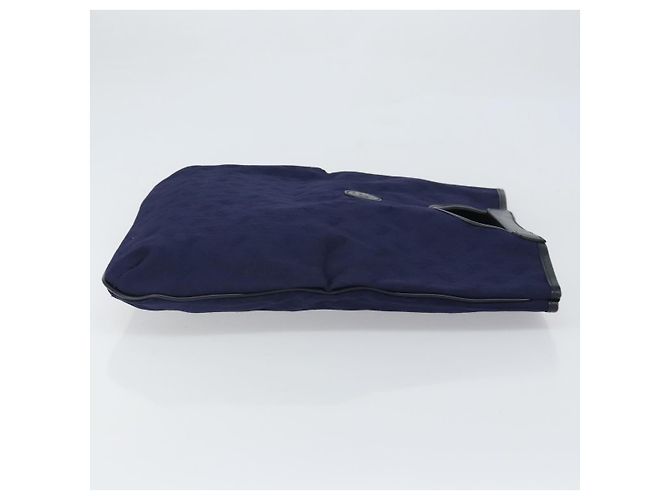 Céline Borsa a mano Celine C Sulky in tela blu marina Auth 169427 Blu navy - vista 3