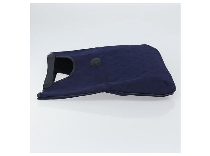 Céline Borsa a mano Celine C Sulky in tela blu marina Auth 169427 Blu navy - vista 4
