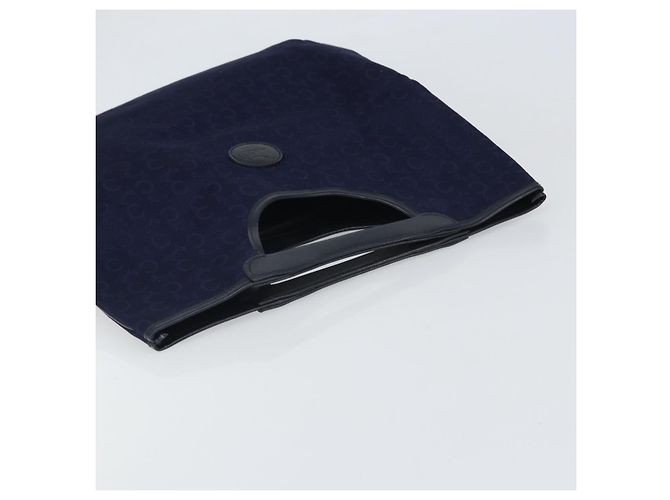 Céline Borsa a mano Celine C Sulky in tela blu marina Auth 169427 Blu navy - vista 6