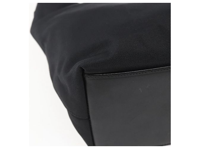 Borsa a mano GUCCI in nylon nero argento autentica 169481 - vista 17