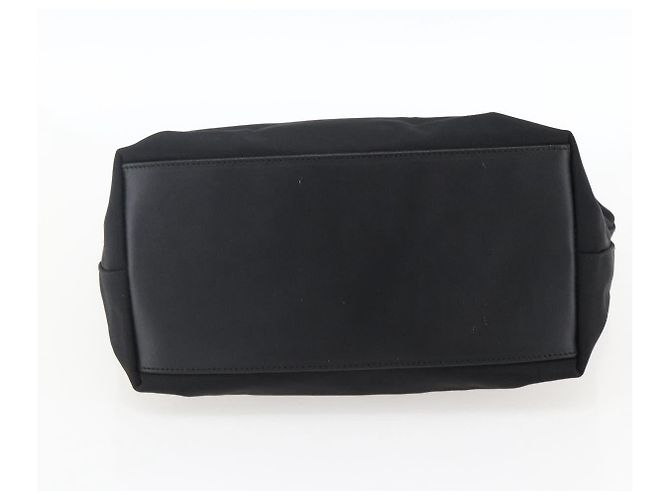 Borsa a mano GUCCI in nylon nero argento autentica 169481 - vista 5
