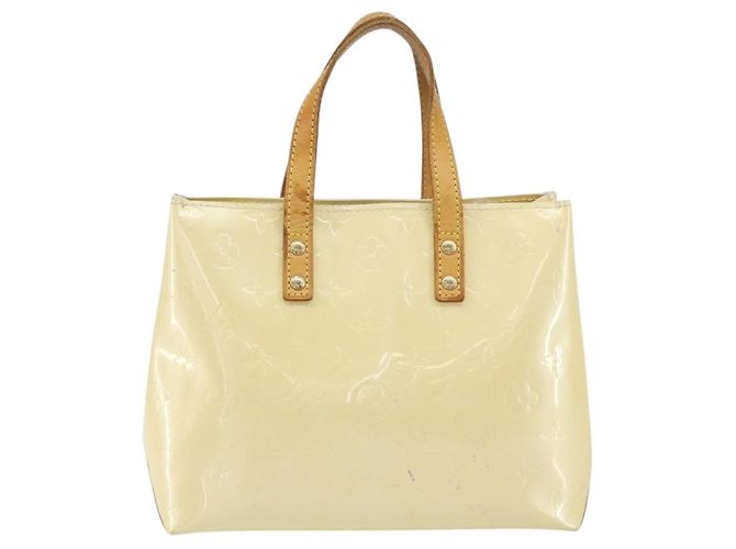 LOUIS VUITTON Borsa a Mano Monogram Vernis Reade PM Perle M91336 LV Auth hk3339 - vista 13
