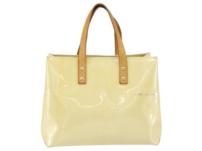 LOUIS VUITTON Borsa a Mano Monogram Vernis Reade PM Perle M91336 LV Auth hk3339 - vista 2