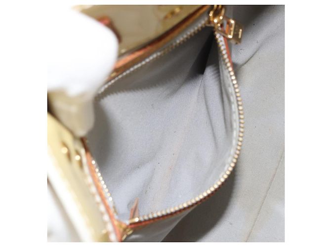 LOUIS VUITTON Borsa a Mano Monogram Vernis Reade PM Perle M91336 LV Auth hk3339 - vista 23