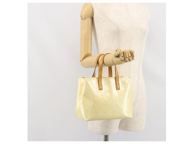 LOUIS VUITTON Borsa a Mano Monogram Vernis Reade PM Perle M91336 LV Auth hk3339 - vista 24