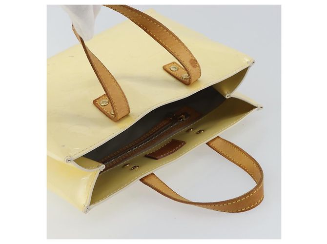LOUIS VUITTON Borsa a Mano Monogram Vernis Reade PM Perle M91336 LV Auth hk3339 - vista 6