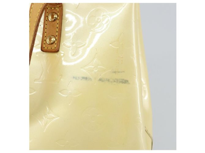 LOUIS VUITTON Borsa a Mano Monogram Vernis Reade PM Perle M91336 LV Auth hk3339 - vista 9