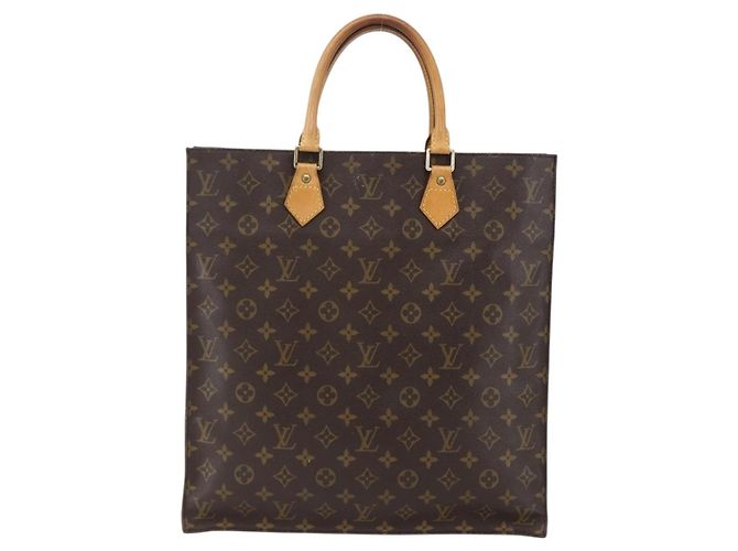 LOUIS VUITTON Borsa Sac Plat Monogram M51140 LV Auth ep13267 Monogramma - vista 13