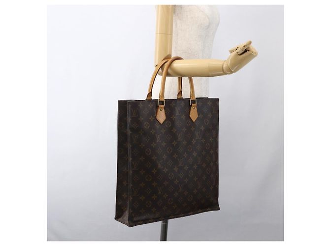 LOUIS VUITTON Borsa Sac Plat Monogram M51140 LV Auth ep13267 Monogramma - vista 19