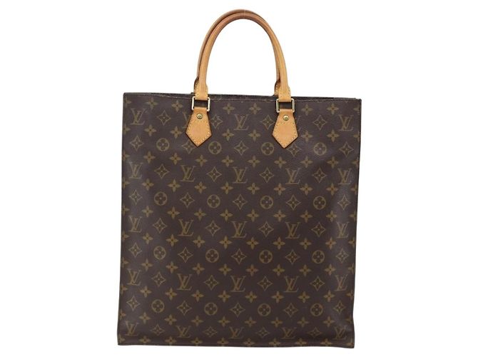 LOUIS VUITTON Borsa Sac Plat Monogram M51140 LV Auth ep13267 Monogramma - vista 2