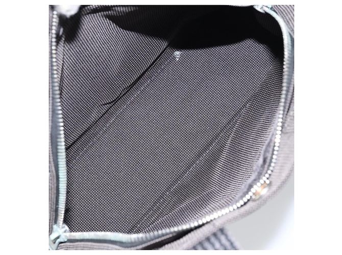 Hermès HERMES Handtasche Her Line PM aus grauem Canvas Auth 170395 Braun - Ansicht 10
