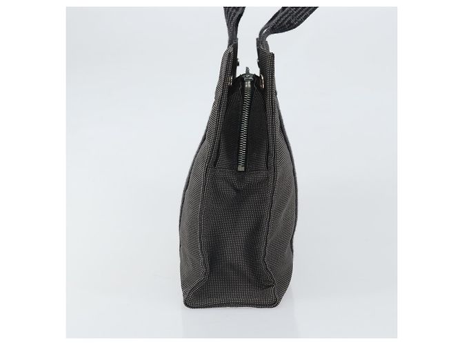 Hermès HERMES Handtasche Her Line PM aus grauem Canvas Auth 170395 Braun - Ansicht 3