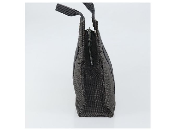 Hermès HERMES Handtasche Her Line PM aus grauem Canvas Auth 170395 Braun - Ansicht 4