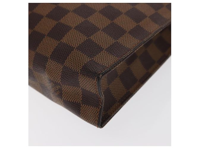 LOUIS VUITTON Poche Toilette 26 Damier Ebene N47543 Auth LV 164696 - vista 14